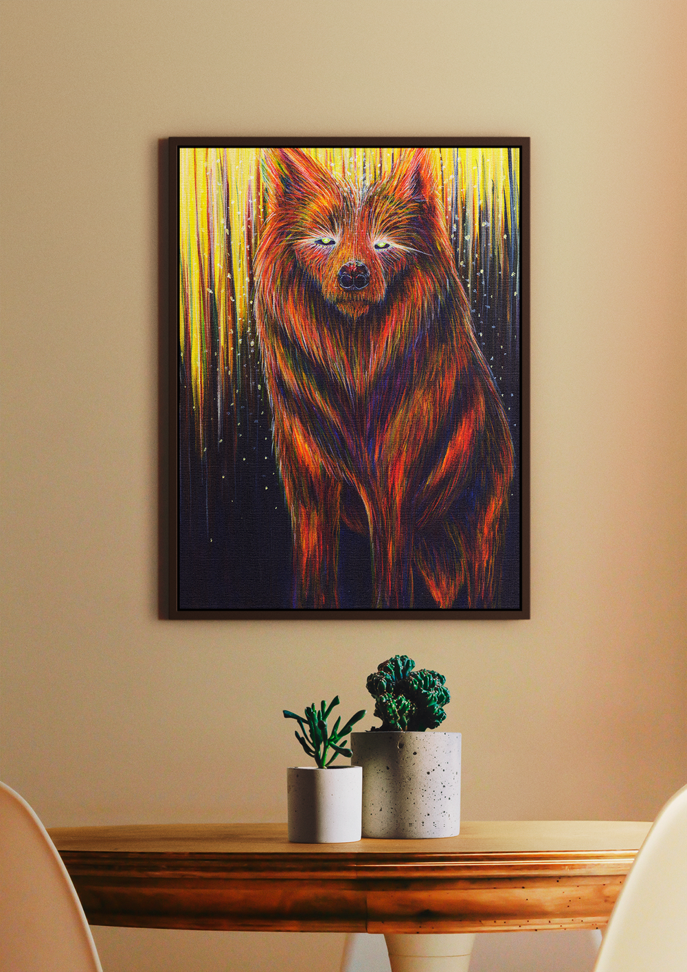 Leader the Lone Wolf | Art Print & Illustration | Primal Spirit
